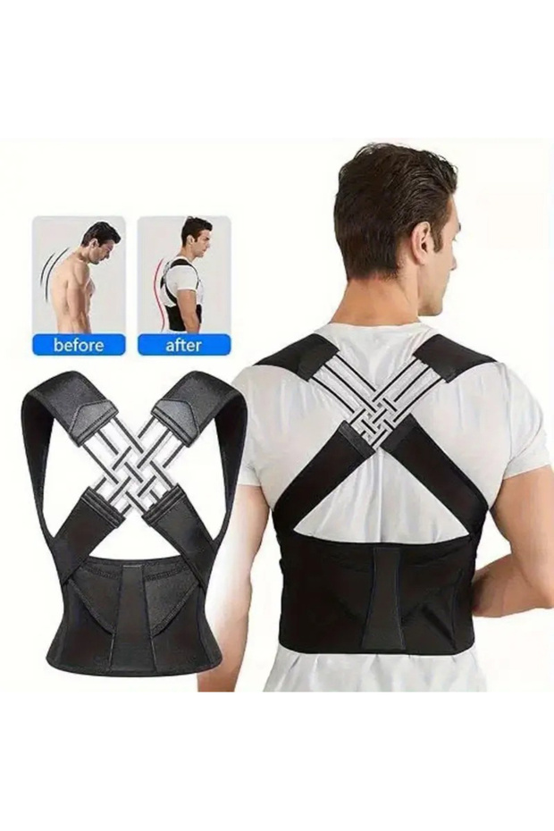 Back Posture Corrector Belt - Adjustable, Invisible, Breathable Design for Spine Alignment (L) - 4