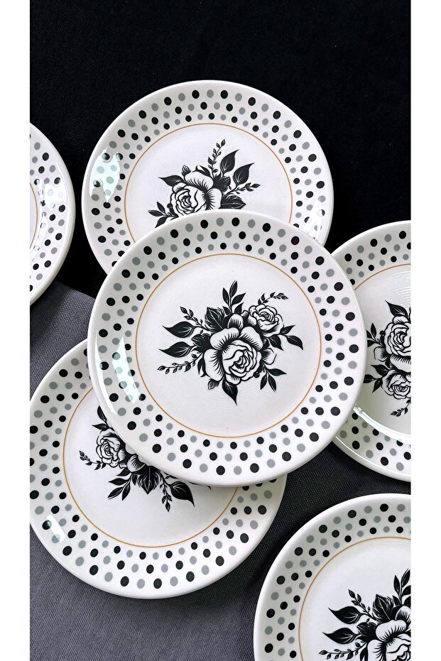 MİLAS 6 PARÇA LÜX TATLI TABAĞI SETİ - 2