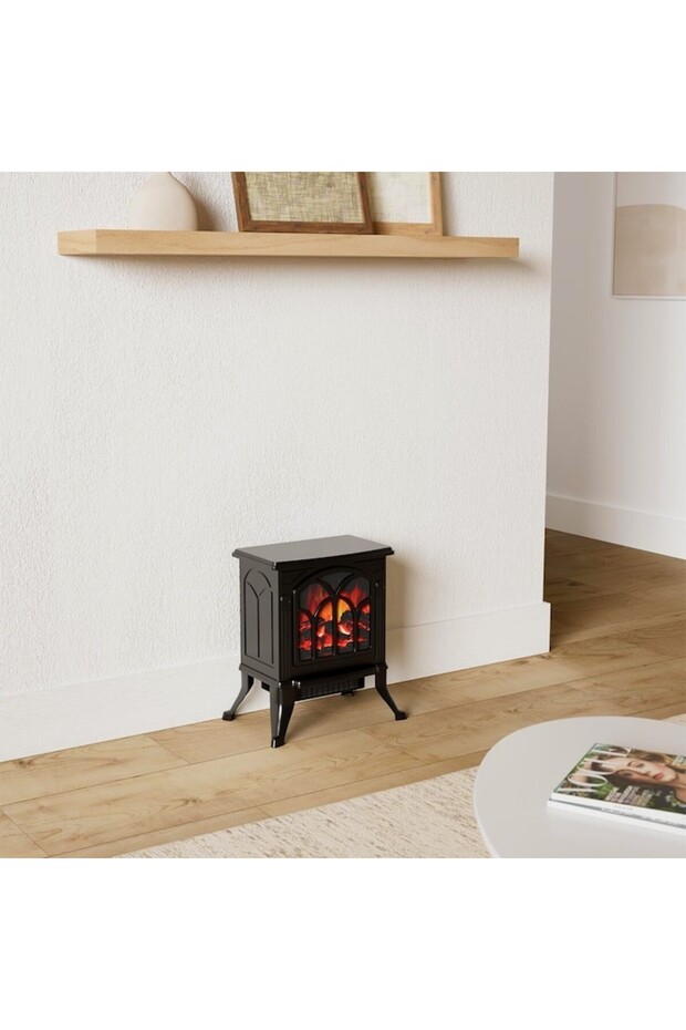 Electric Fireplace, OPTIM SOLUTION, Flame Effect, Heat Source, Power 1500W - 1200W - 2