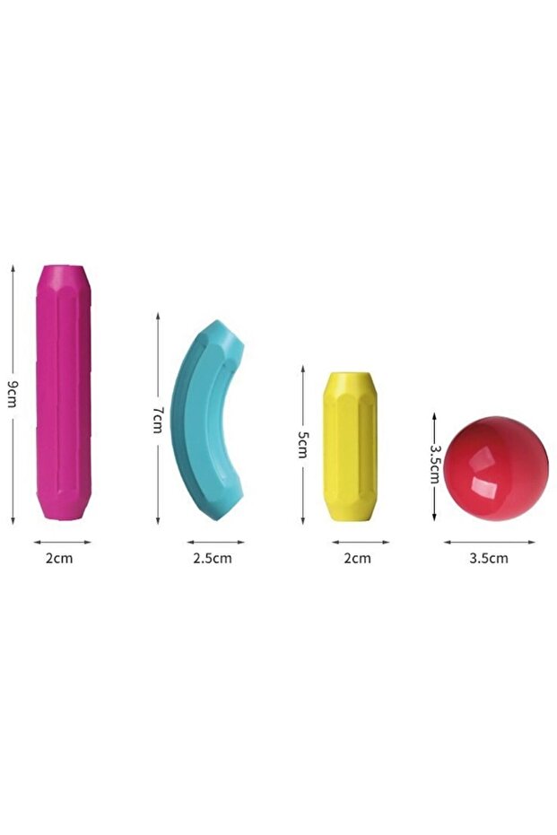 Set 36 piese de construcție magnetice, OPTIM SOLUTION, piese medii, educative - 2