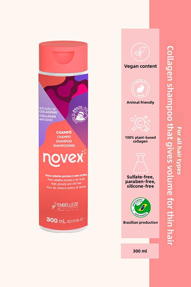 Collagen Infusion - Volumizing Shampoo with Collagen for Fine Hair 300ml -