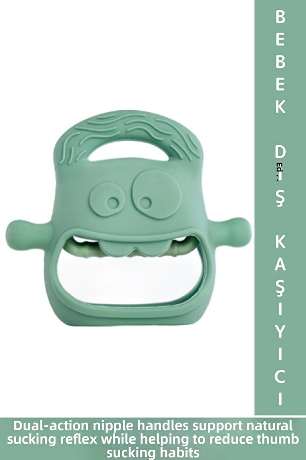 Food Grade Bpa Free Baby Finger Sucking Habit Reducing Massage Effective Soft Silicone Teether