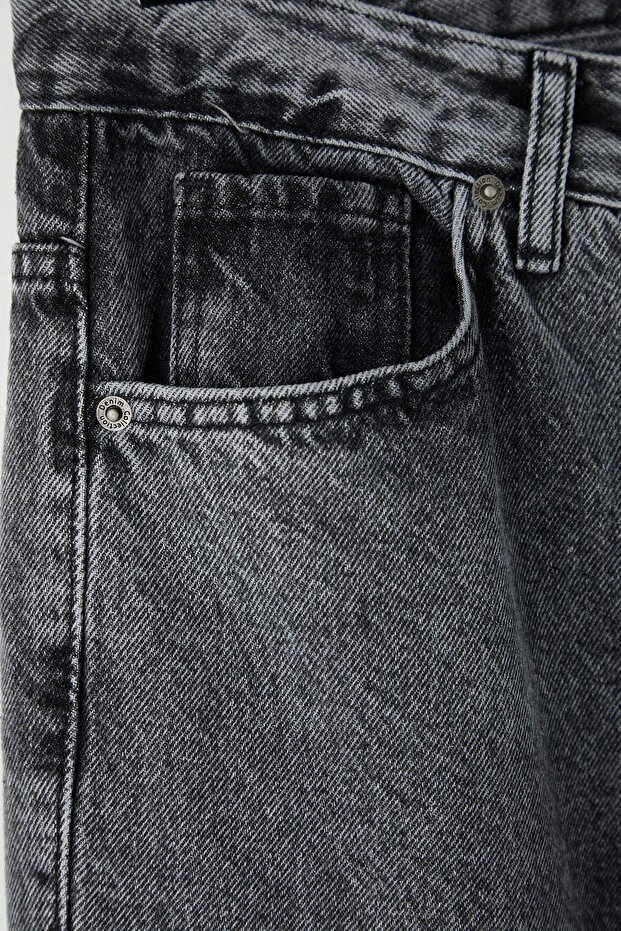 Gri Essential Fit Jeans Kot Pantolon TMNAW23JE00104 - 6