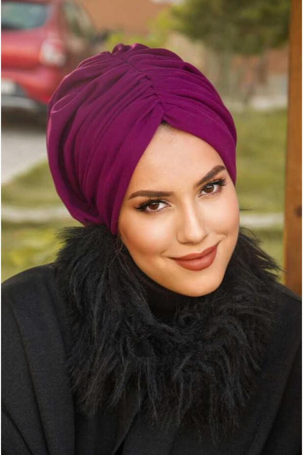 غطاء رأس برباط جاهز من الكرز - 4