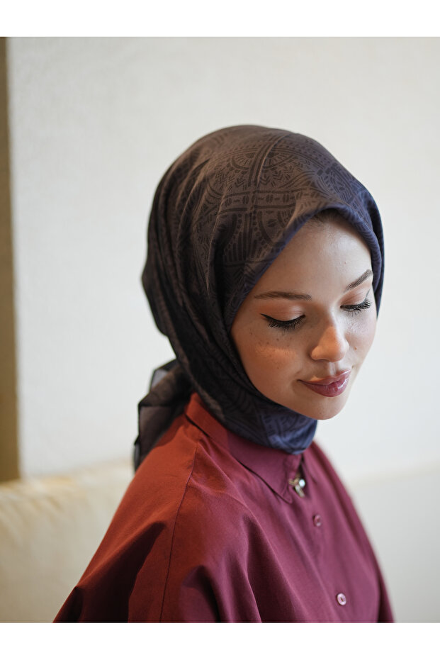 ÇİNİ DESEN SOFT EŞARP - 2