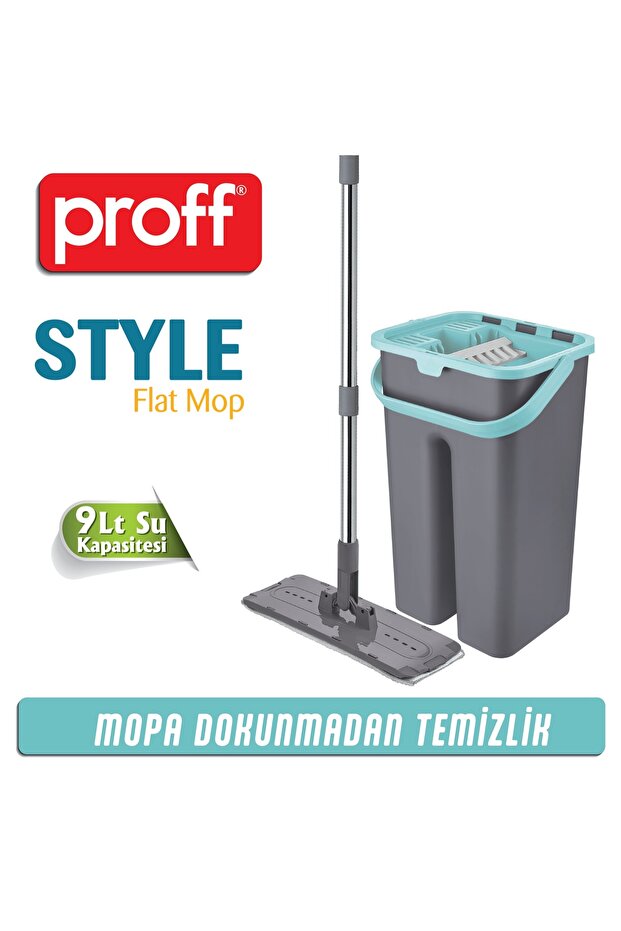 Flat Tablet Mop Paspas Temizlik Seti, Mikrofiber Mop - 1