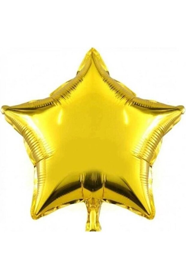 45cm Helium Flying Star Foil Balloon - Golden Yellow