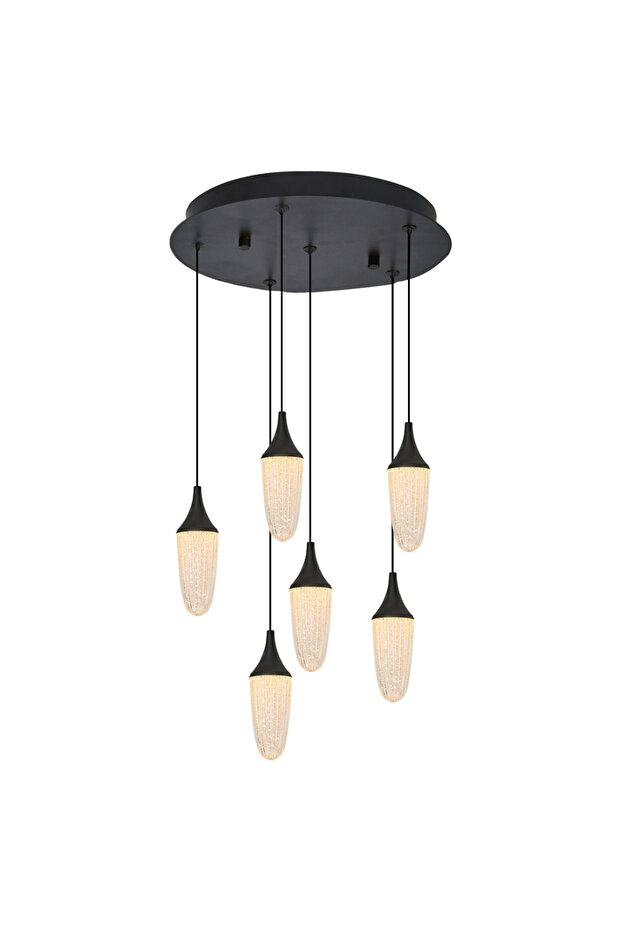 4038-6A Lida 6'lı Avize - 3