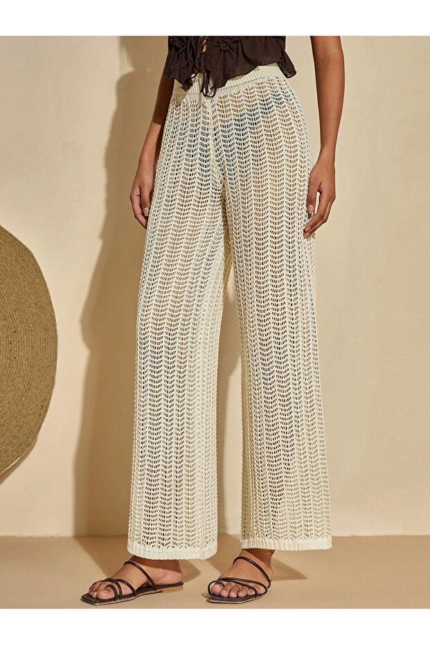 Summer Beach Pants with Openwork - 3