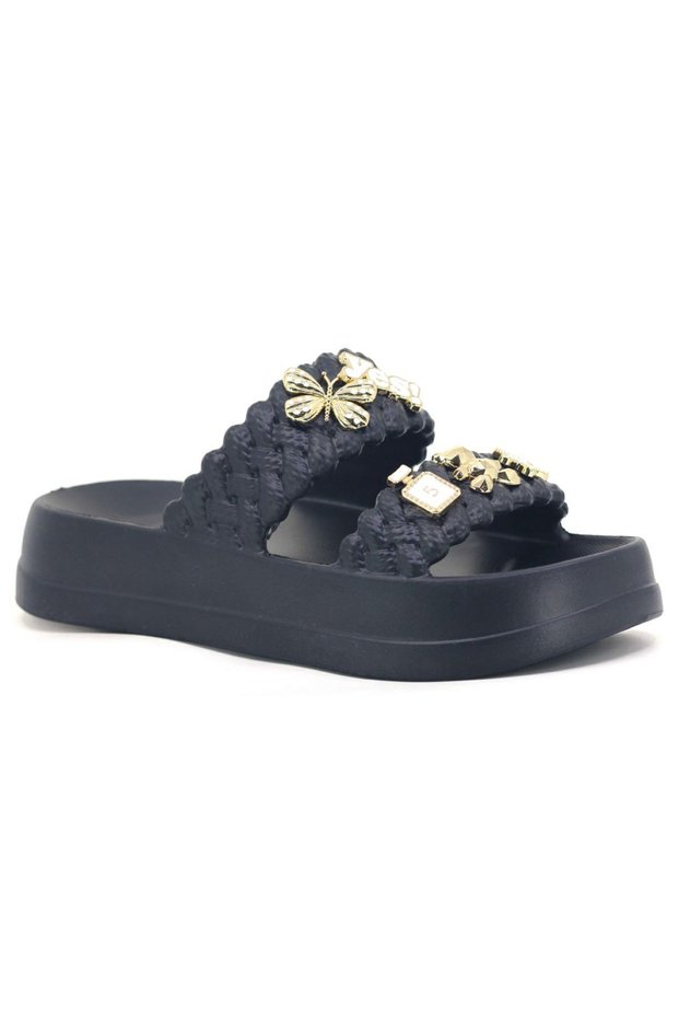 Girl's Women's Pool Beach Vacation Daily Summer Comfortable Non-Slip Sole Teddy Bear Butterfly Stone Slippers