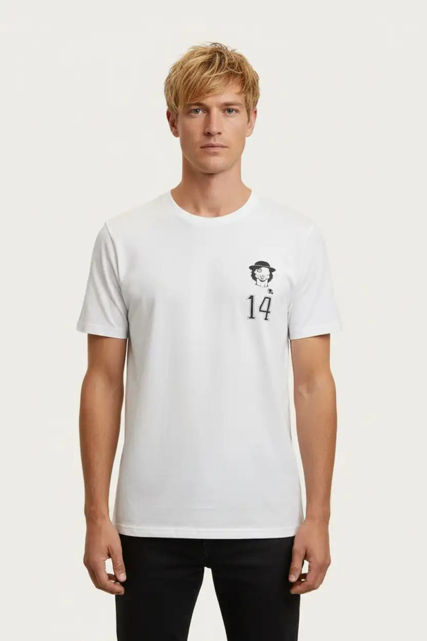 Regular Johan T-Shirt - White - 1