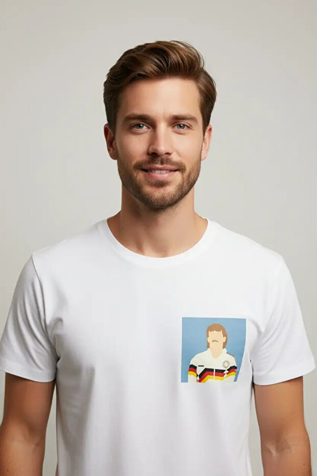 Regular Rudi tricou - Alb - 1