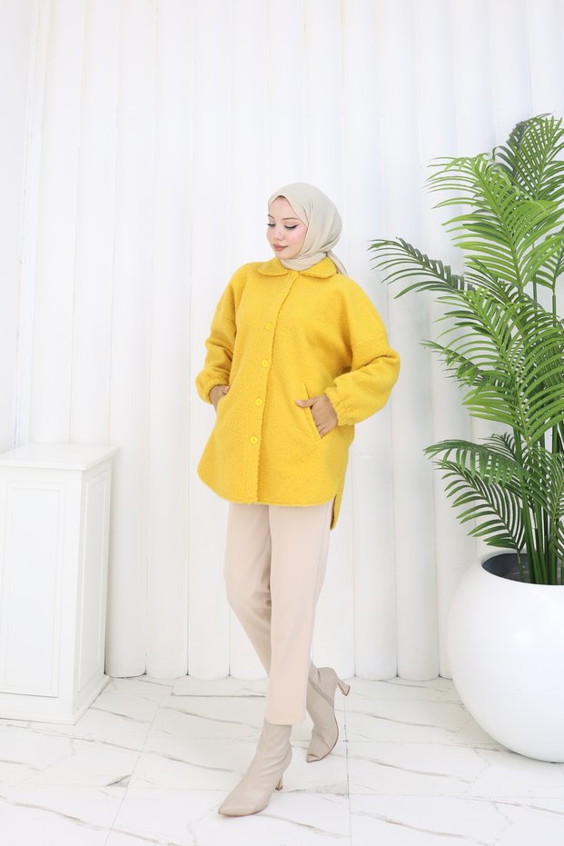 Pon Pon Bucket Fabric Standard Size Shirt Jacket
