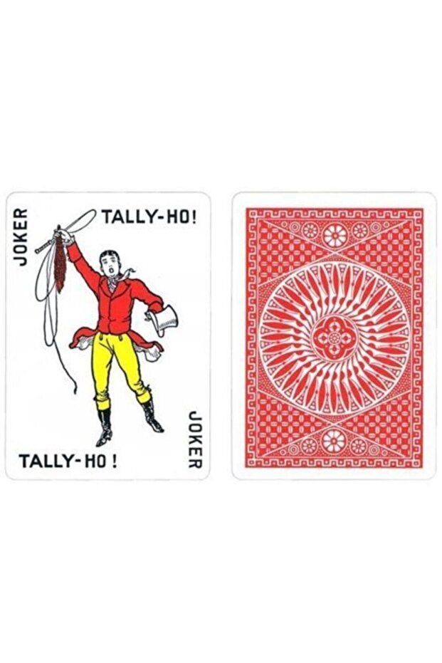 Tally-Ho Circle Back Red Playing Cards - 5