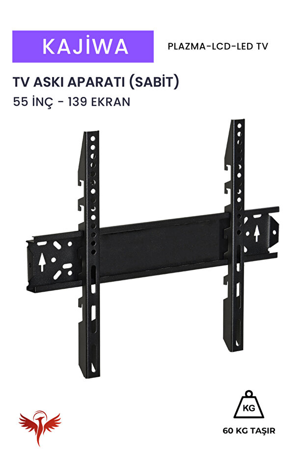 KAJİWA 55 İNÇ ASKI APARATI (139 EKRAN) Tüm Marka ve modellerle uyumludur.