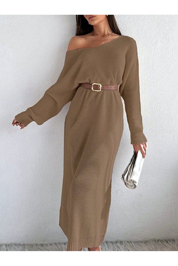 TRİKO ELBİSE KURDELYELİ - 5