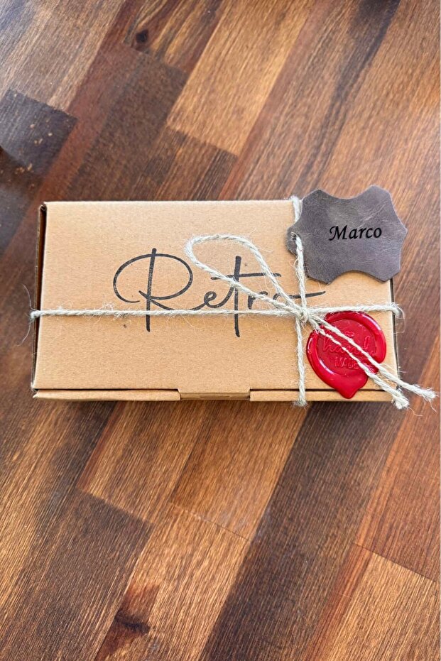 El Yapımı Hakiki Deri Çakmak Isme Özel - 6