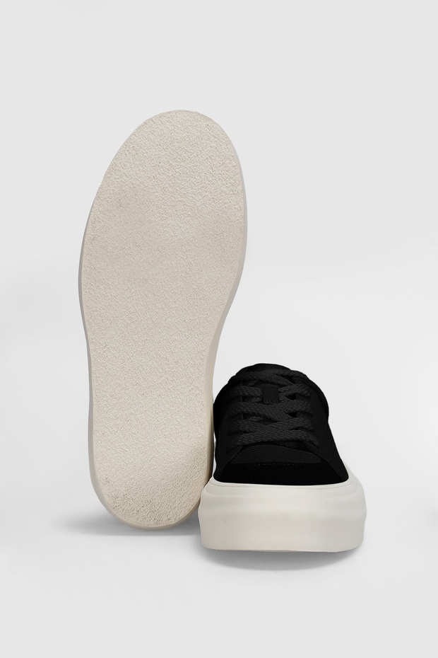 111230259 Allan Sneaker Erkek Deri Ayakkabı SİYAH - 5