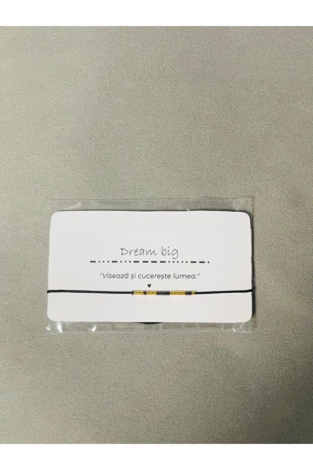 Bratara Cod Morse - Dream Big - 1