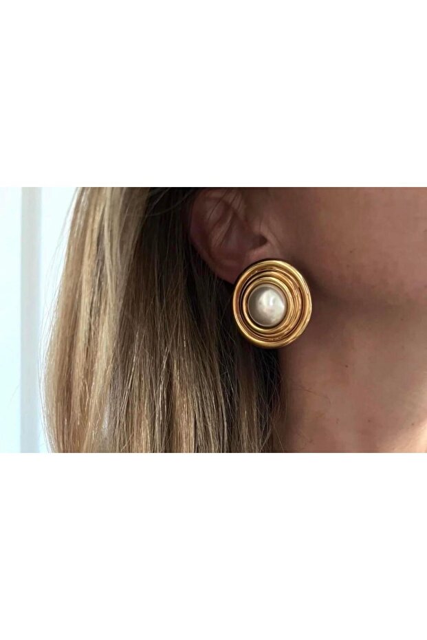 Çelik Adele Küpe - 2