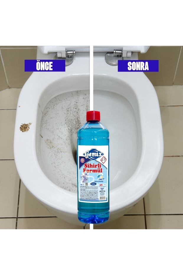 Gemix Sihirli Formül Mavi Su Fayans Derz Duşakabin Temizleyici 1000 ml - 7