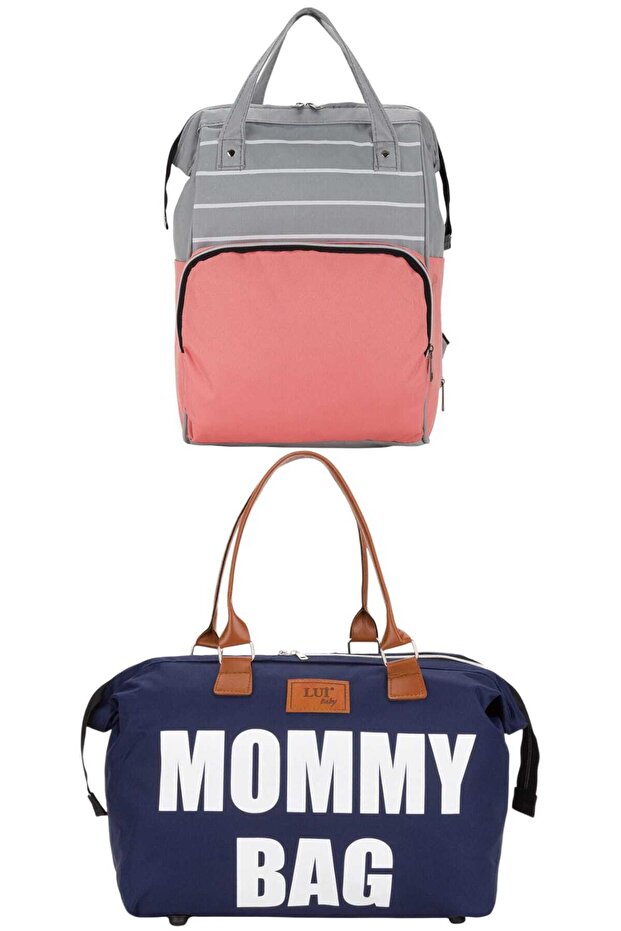 Mother Baby Care Backpack and Mommy Bag Shoulder Bag Set of 2