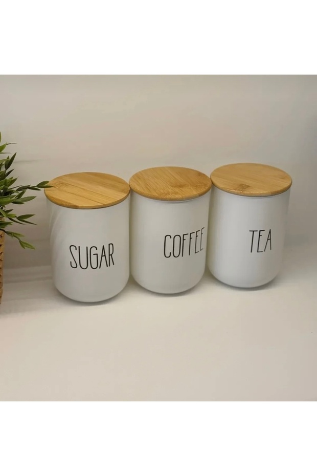 Set of 3 Ceramic Vacuum Lids for Jars