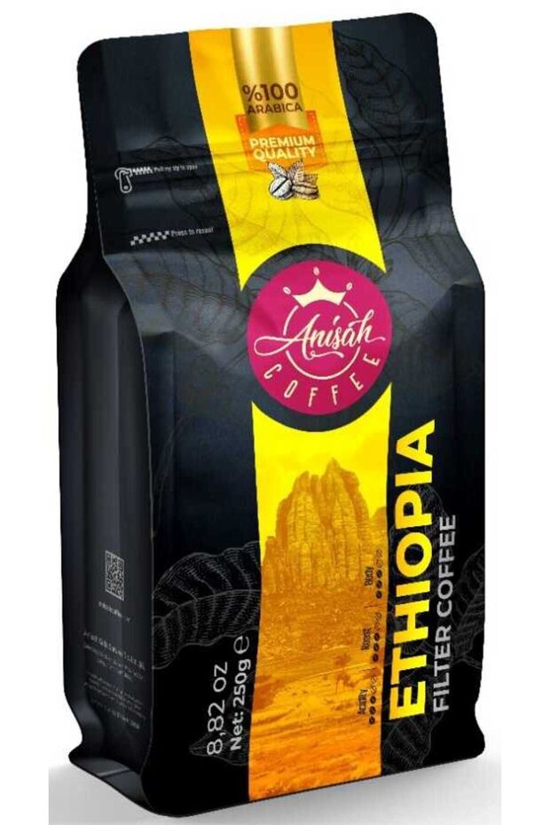 Ethiopia Ground Filter Coffee |   250g |   100% Arabica |   Medium Roast