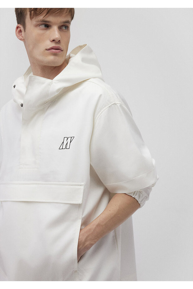 Pro White Hooded Sweatshirt - 0211338 -70057