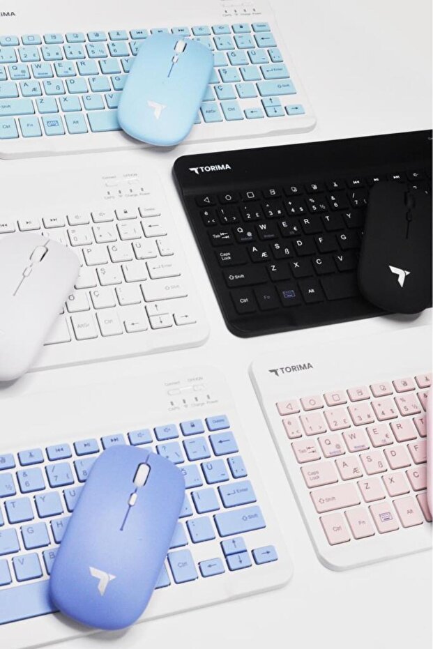 Mor TMK-04 Kablosuz Klavye Ve Mouse Seti - 5