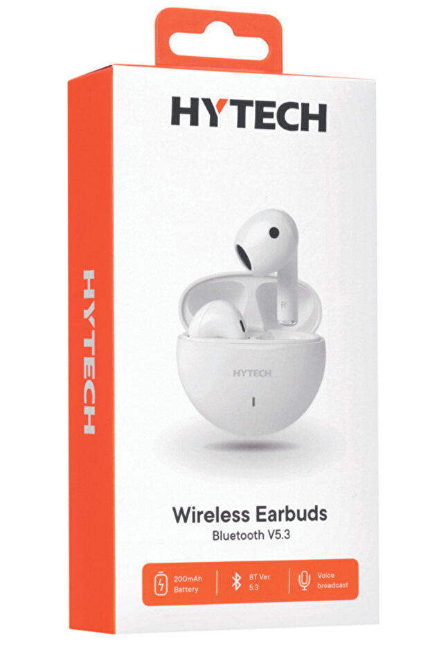 Beyaz Mobil Telefon Android İos Uyumlu Bluetooth TWS Mikrofonlu TWS Kulaklık Bluetooth V5.3 - 6