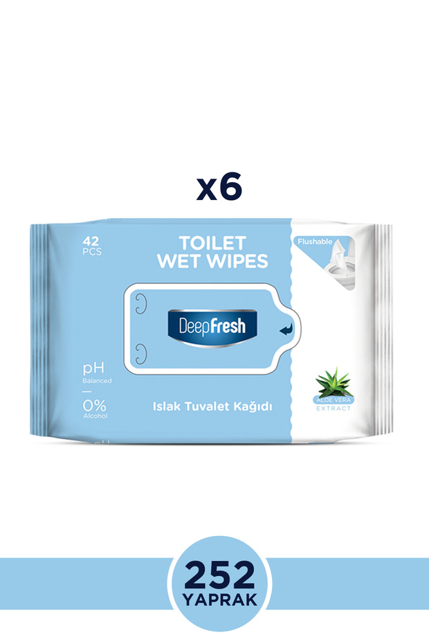 Islak Tuvalet Mendili Aloe Vera Kapaksız 6 x 42 Yaprak - 1