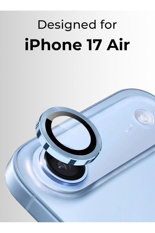 Camera Lens Protector Compatible with iPhone 17 Air Blue Scratch Resistant, HD Clear