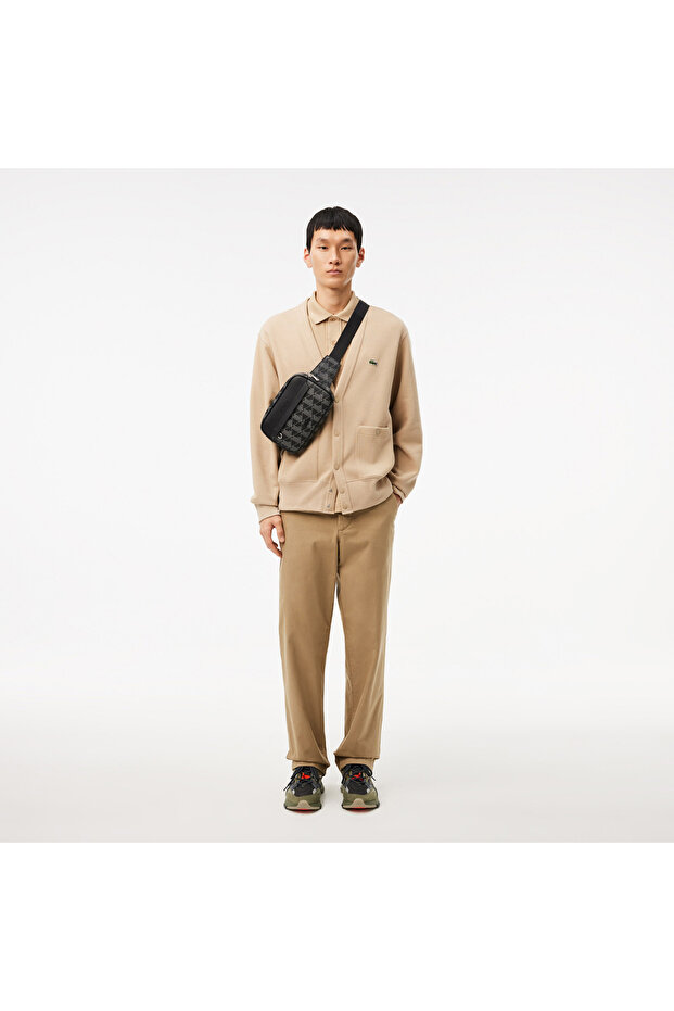 The Blend Erkek Monogram Siyah Bel Çantası - 4