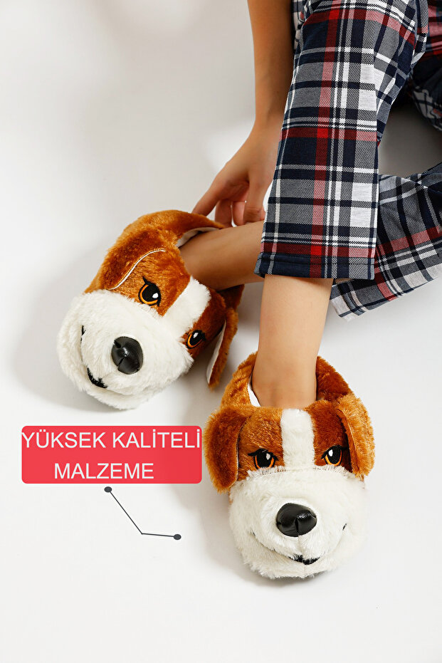 Yumuşak Taban Sevimli Köpek Panduf - 3