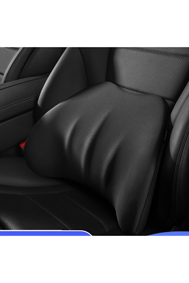 AUTO FAMILY Ergonomic Lumbar Support Backrest Pillow for Car & Office Chair – Memory Foam Cushion