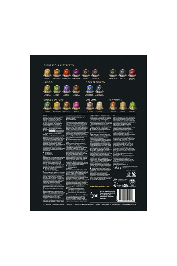 Advent Calendar 24 Adet Nespresso Uyumlu Alüminyum Kapsül Kahve - 4