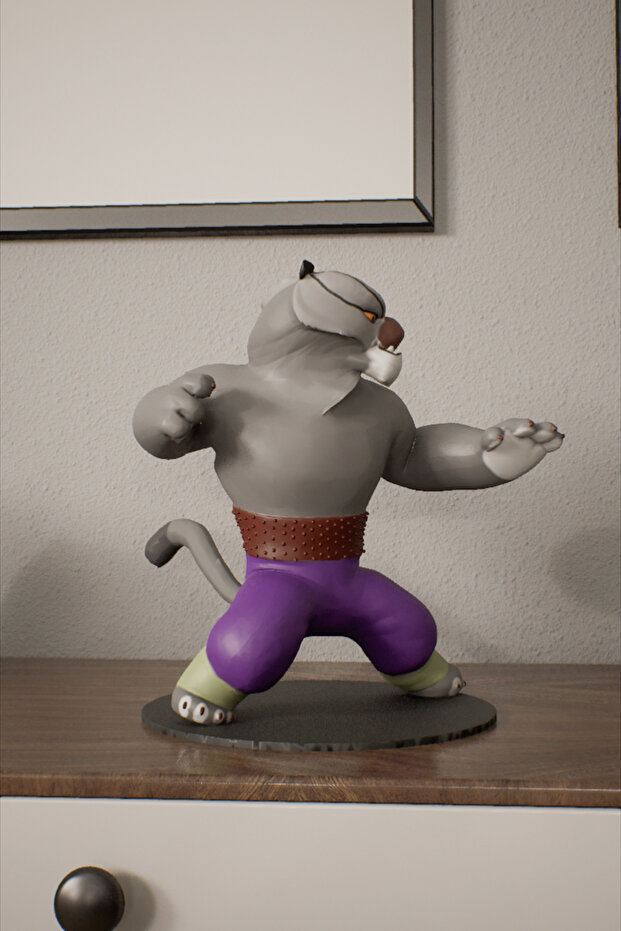 Tai Lung 3d Mini Figür - 3