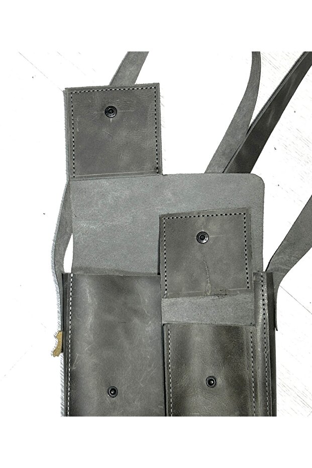 DERİST HAKİKİ DERİ POSTACI ÇANTA - 4