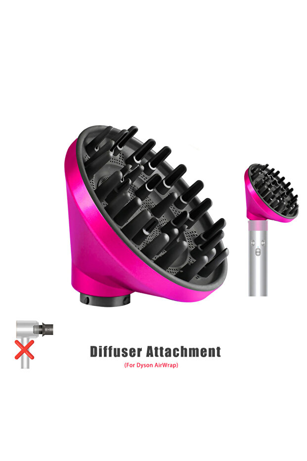 ملحق موزع روز المُحسّن لفوهة تصفيف الشعر Dyson Airwrap HS05 HS03 HS01 الاحترافية