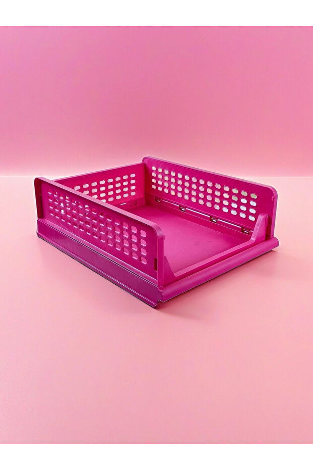 Foldable-shelf Dekoratif Katlanabilir Raf- Pembe - 1