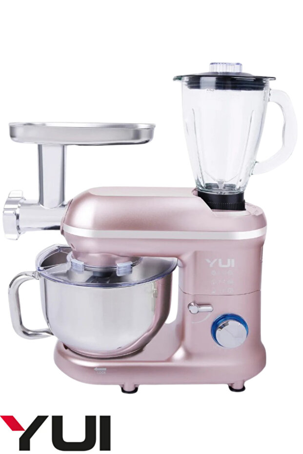 M120 Multi-fonksiyonel 3'ü Bir Arada Stand Mikser Kıyma Setli Ve Blender Özellikli Rose - 3