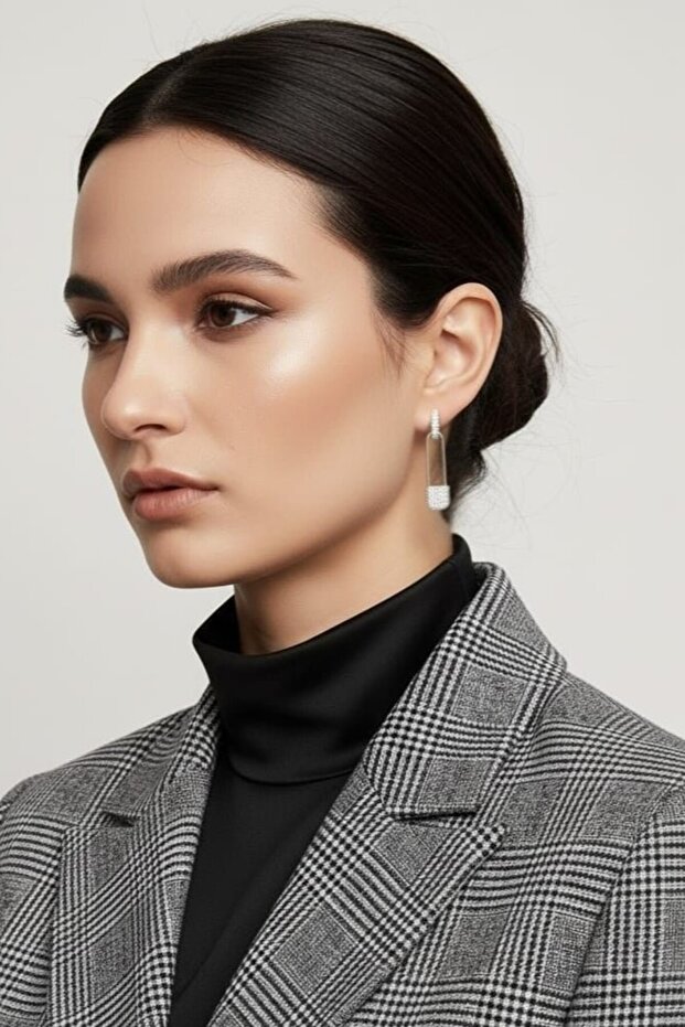 نموذج هوكل أقراط فضية - 1