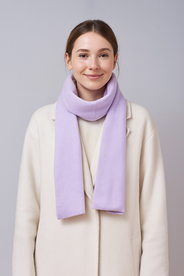 Tek Renk Klasik Atkı - 1