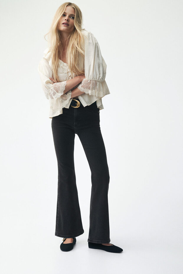 Flared High Jeans - 3