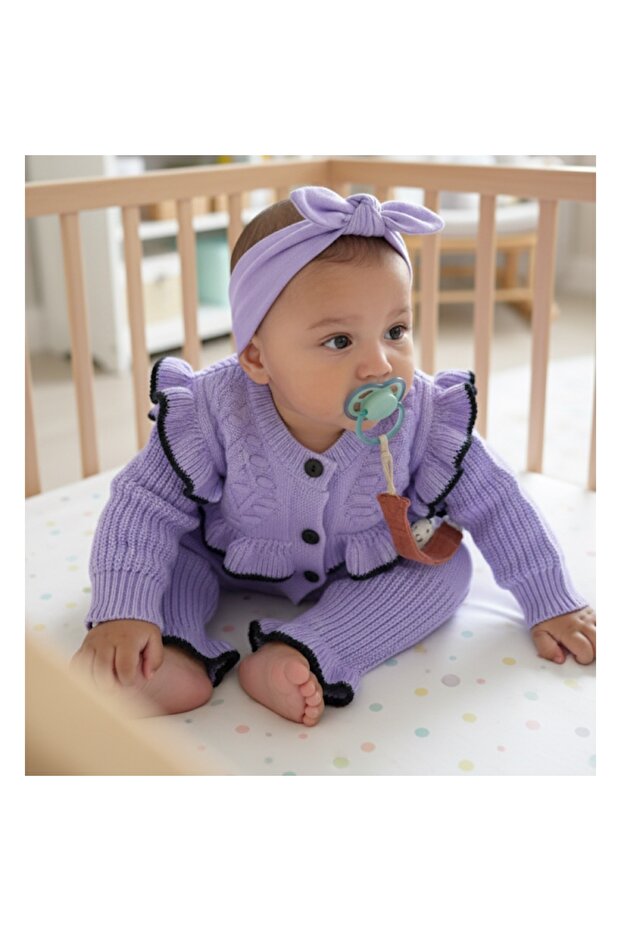 TRİKO ÖRME KAZAK VE PANTOLON TAKIM - 3