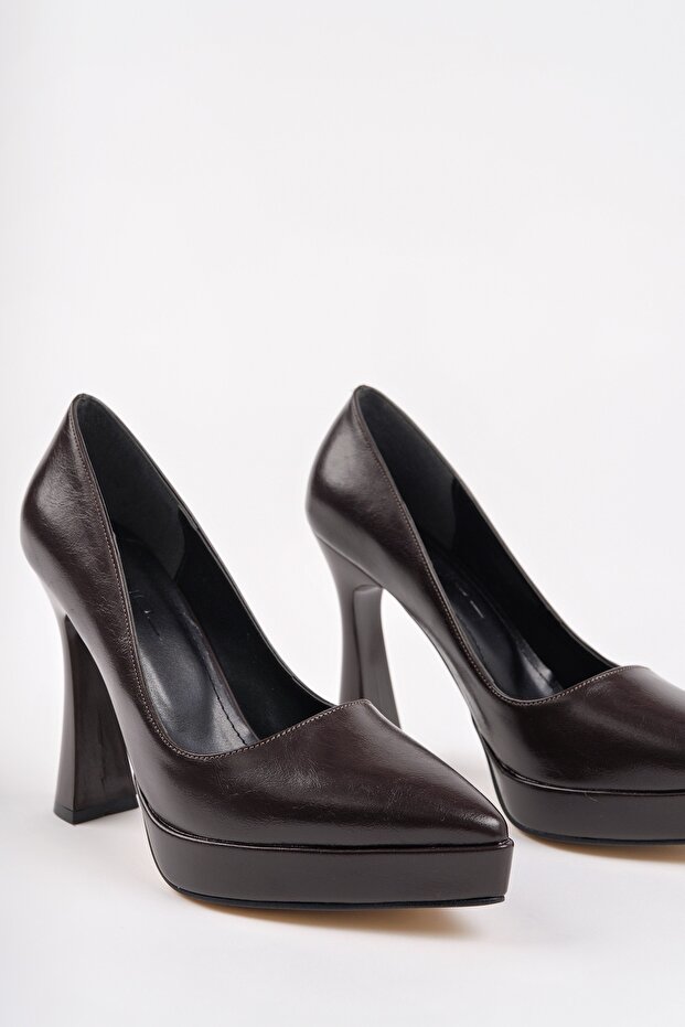 Kadın Platform Topuk Stiletto - 3