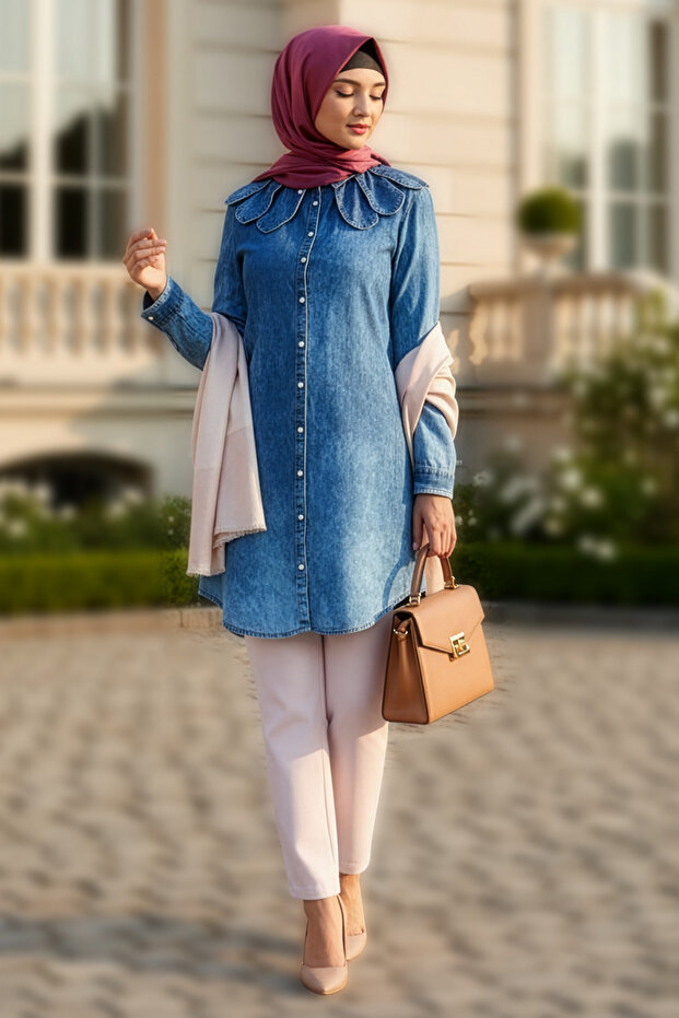 Papatya Bayan Kot Tunik - 3