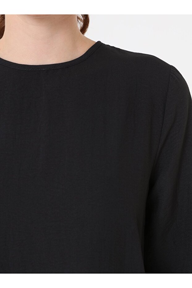 Φόρεμα Hijab Soft Touch - Μαύρο - Refka - 5