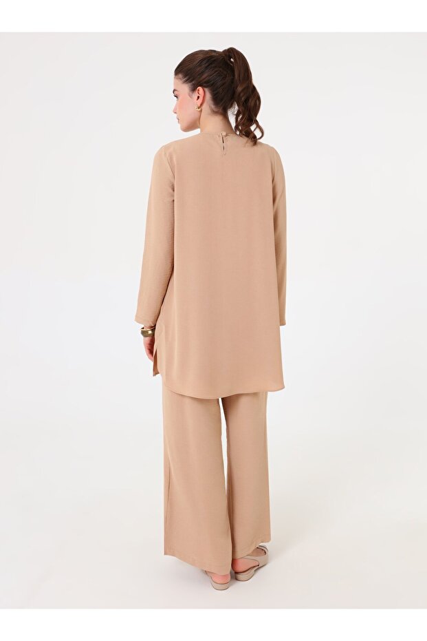 Aerobin Basic Tunik&Pantolon İkili Takım - Bej - - 7